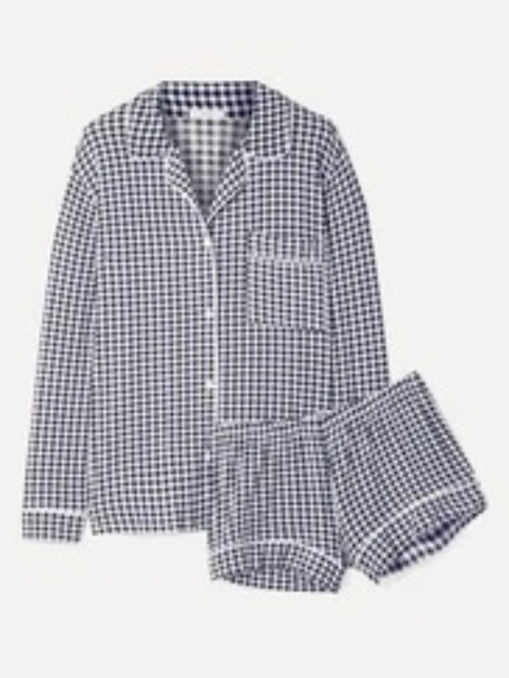 Eberjey Bettina Sleep Chic Gingham Stretch-Modal Jersey Pajama Set